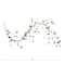 Hello Honey® 6ft. Platinum Finish Glitter Star Garland